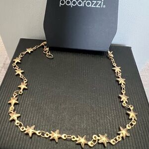 Paparazzi Golden Starry Anklet